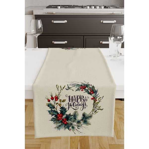 Galda celiņš ar Ziemassvētku motīvu 40x140 cm – Kate Louise-image-2
