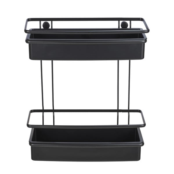 Melns dušas plaukts Wenko Molinella, 30 x 35 cm-image-2