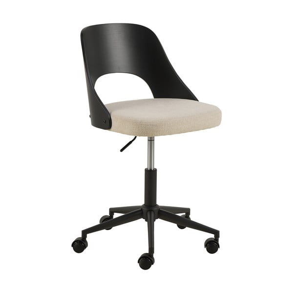 Melns/bēšs biroja krēsls Lucy – Actona