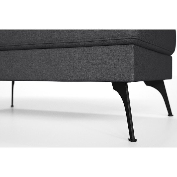 Antracīta pelēks atpūtas krēsls Marie Claire Home Susan-image-1