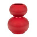 Sarkana keramikas vāze (augstums 36 cm) Tuga – noo.ma