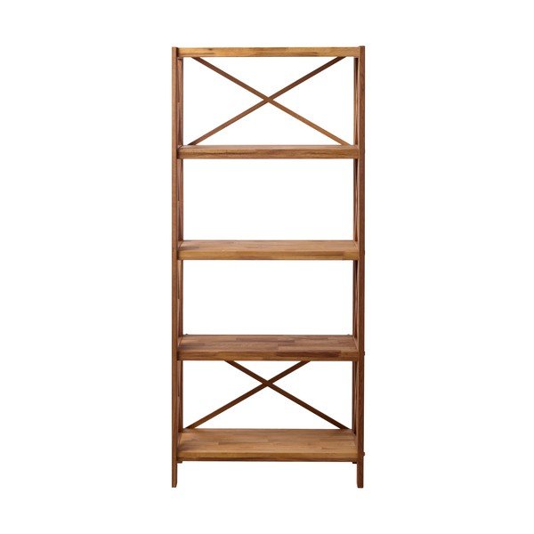 Dabīga toņa ozola masīvkoka plaukts 70x161 cm X-Shelf – Unique Furniture