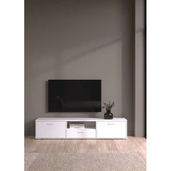 Balts TV galdiņš 177x38 cm Media – Tvilum-image-1