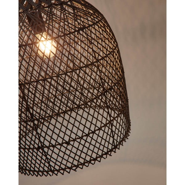 Melns abažūrs ø 44 cm Domitila – Kave Home-image-2