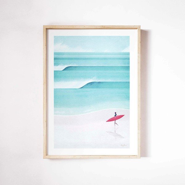 Plakāts 30x40 cm Surf Girl IV – Travelposter-image-2