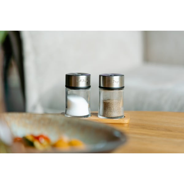 Sāls un piparu trauks ar statīvu Soho – Vialli Design-image-1