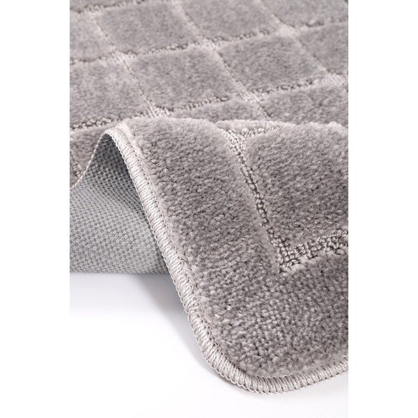 Pelēki vannas istabas paklājiņi (2 gab.) 50x80 cm Kareli – Foutastic-image-3