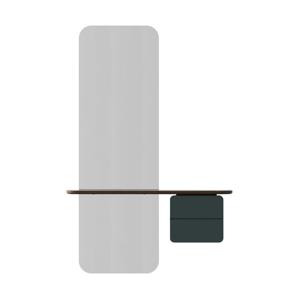 Tumši zaļa/brūna priekšnama iekārta ar ozolkoka imitāciju One More Look – UMAGE-image-3