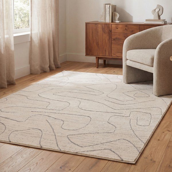 Krēmkrāsas paklājs 160x220 cm Oslo – Asiatic Carpets-image-1
