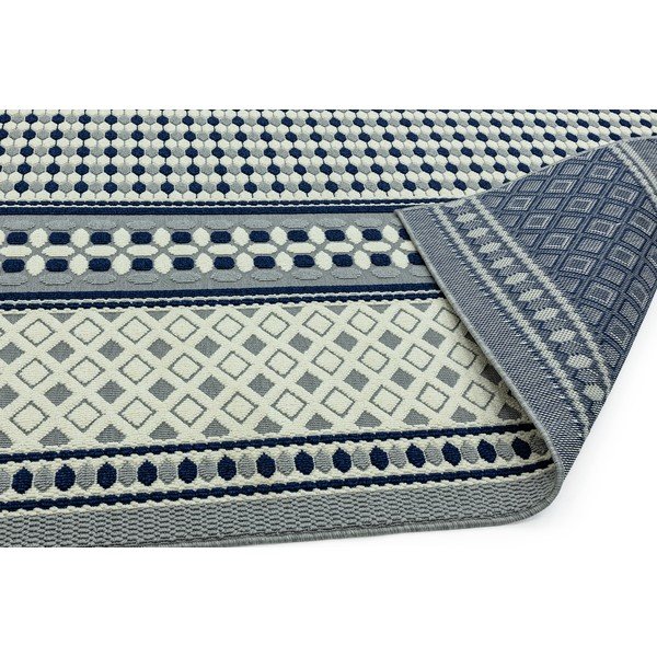 Zili balts paklājs Asiatic Carpets Geometric, 160 x 230 cm-image-4