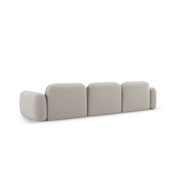 Krēmkrāsas samta dīvāns 320 cm Audrey – Interieurs 86-image-3