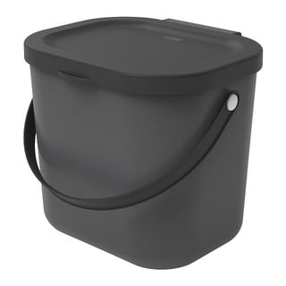 Melns kompostējamo atkritumu konteiners 6 L Albula – Rotho
