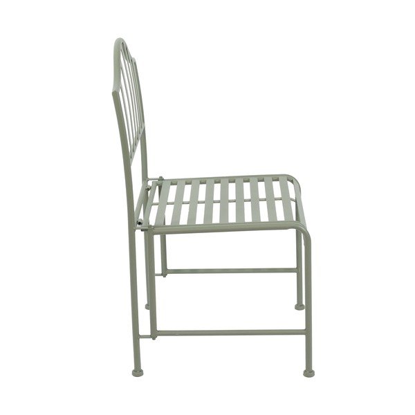 Zaļš metāla dārza krēsls – Esschert Design-image-3