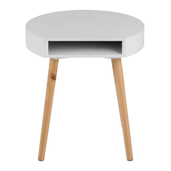 Balts glabāšanas galds ar nodalījumu Actona Ela-image-1