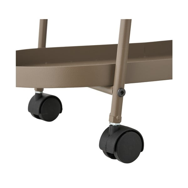 Metāla servēšanas galdiņš uz riteņiem 27,5x60 cm Empoli – House Nordic-image-4