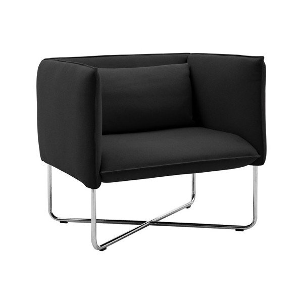 Antracīta pelēks atpūtas krēsls Softline Groove-image-2