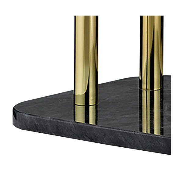 Melns marmora dvieļu turētājs Kela Liron-image-2