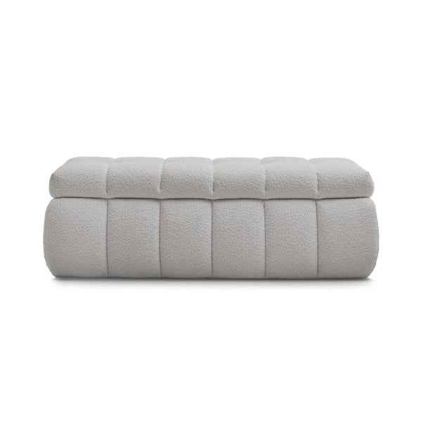 Gaiši pelēks sols no buklē auduma Mont Blanc – Bobochic Paris-image-2