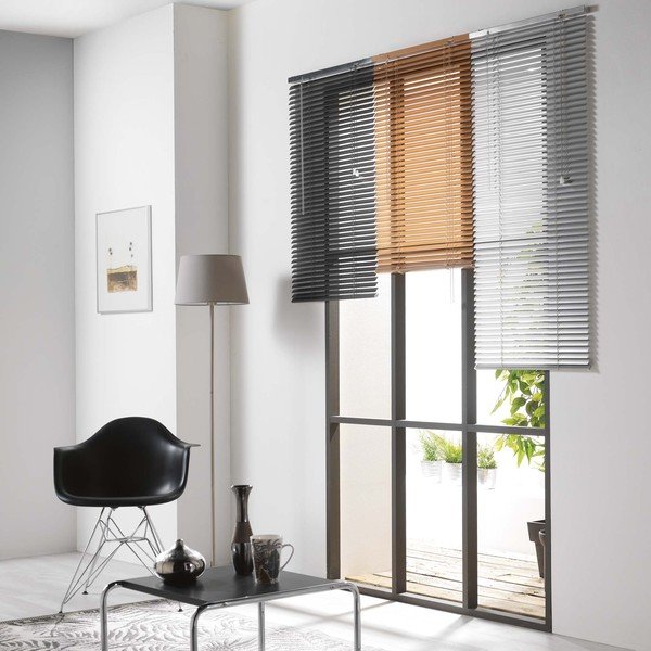 Oranža metāla horizontālā žalūzija 90x130 cm Venitien – douceur d'intérieur-image-2