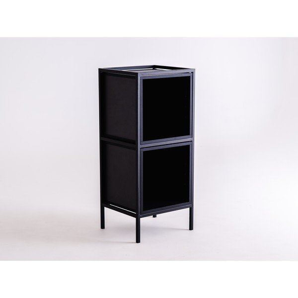 Melns grāmatplaukts 45x102 cm Skap – CustomForm-image-3