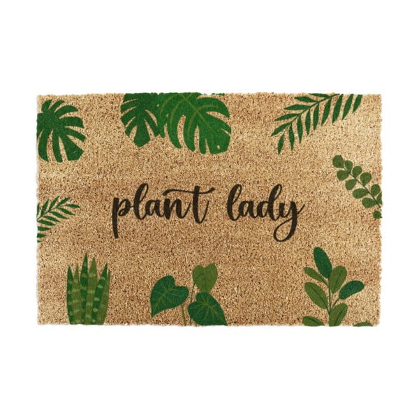 Kokosšķiedras kājslauķis 40x60 cm Plant Lady – Artsy Doormats