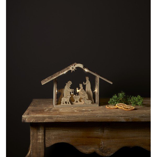 Brūns gaismas dekors ar Ziemassvētku motīvu Yuletide – Star Trading-image-3