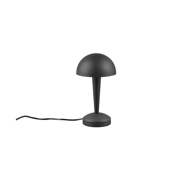 Matēti melna galda lampa (augstums 26 cm) Canaria – Trio