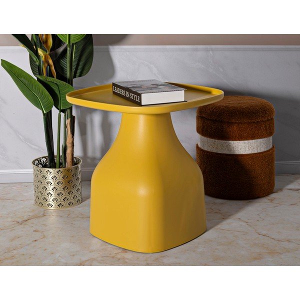 Plastmasas apaļš sānu galdiņš ø 48 cm Gea – Mauro Ferretti-image-1