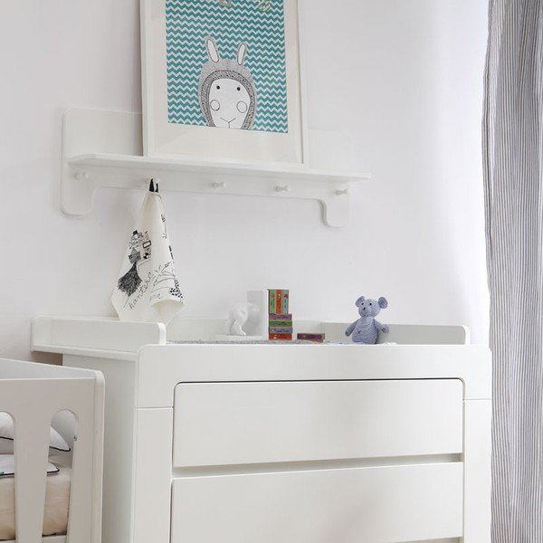 Balts sienas plaukts Pinio Moon-image-1