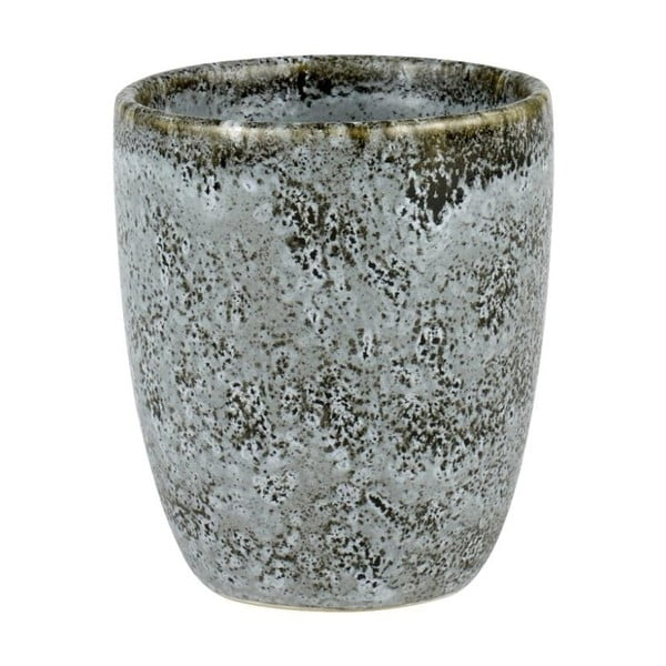 Pelēka keramikas espreso tasīte bez roktura Bitz Mensa