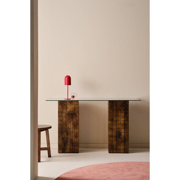 Mango masīvkoka darba galds 48x140 cm Damen – Jotex-image-2