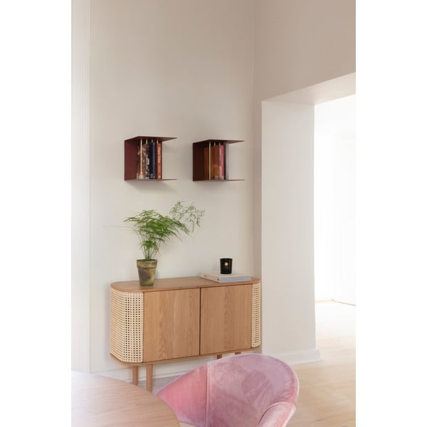 Sarkans metāla sienas plaukts Teaser – UMAGE-image-4