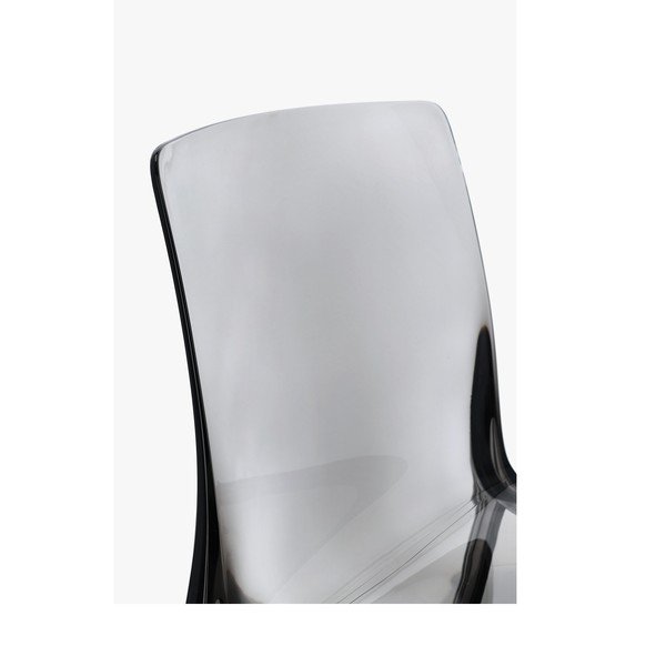 Pelēks plastmasas dārza krēsls Adele – Bizzotto-image-1