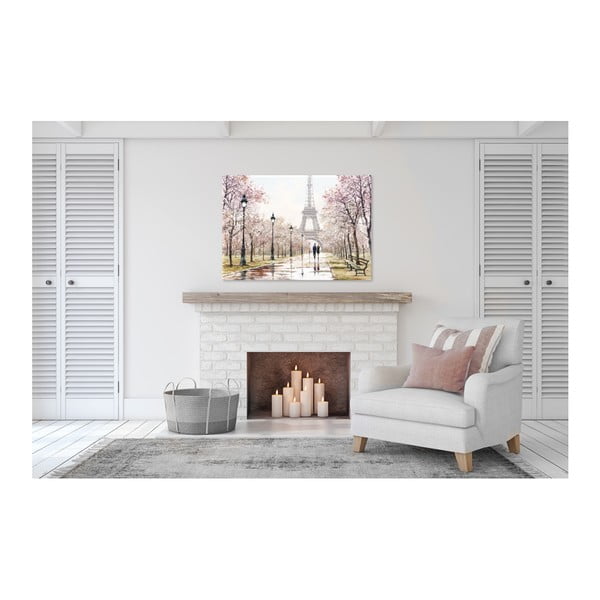 Glezna Styler Canvas Watercolor Paris Melancholy, 85 x 113 cm-image-1