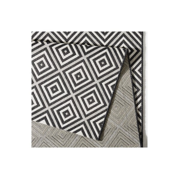 Melnbalts āra paklājs NORTHRUGS Karo, 200 x 290 cm-image-2