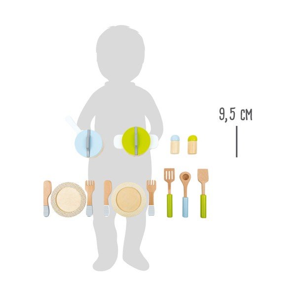 Spēļu virtuves komplekts bērniem, no koka Legler Play Kitchen-image-3