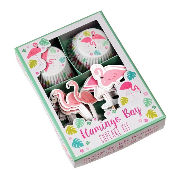 Rex London Flamingo Bay cupcake dekorēšanas komplekts