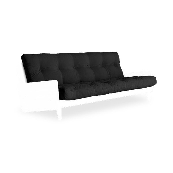 Izvelkamais dīvāns Karup Design Indie White/Dark Grey-image-1