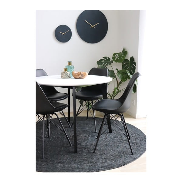 Tumši pelēks apaļš paklājs House Nordic Bombay, ø 150 cm-image-1