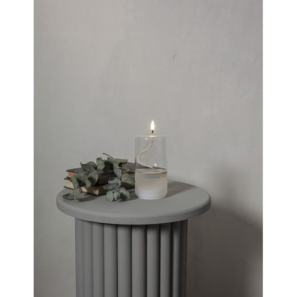 Balta LED svece no stikla Star Trading Flamme Float, augstums 17,5 cm-image-3