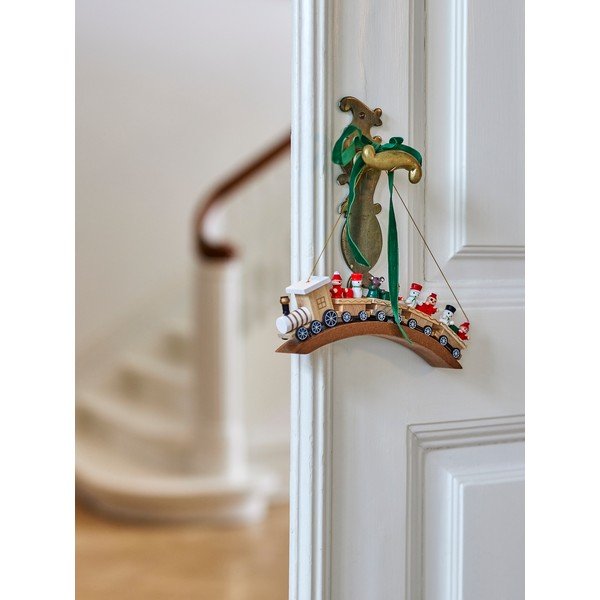 Koka Ziemassvētku eglītes rotājums 22 cm Bertie – Bloomingville-image-1