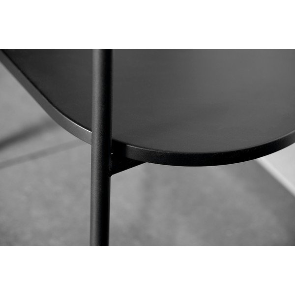 Melns metāla statīvs zem izlietnes 40x82 cm Puno – Sapho-image-2