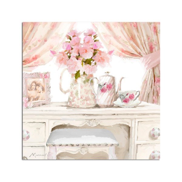 Attēls Styler Canvas Watershabby Pink, 32 x 32 cm-image-1