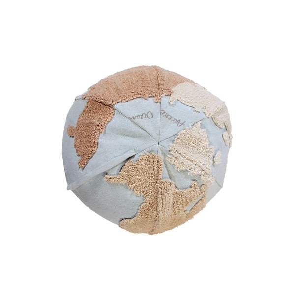 Zils/bēšs bērnu sēžammaiss World Map – Lorena Canals-image-3