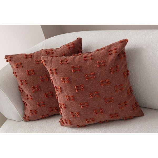 Spilvendrānas (2 gab.) 43x43 cm Tuffet – Mioli Decor-image-2