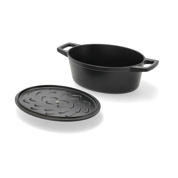 Čuguna katls ar vāku piemērots indukcijas plītij 3,8 l – Holm-image-3