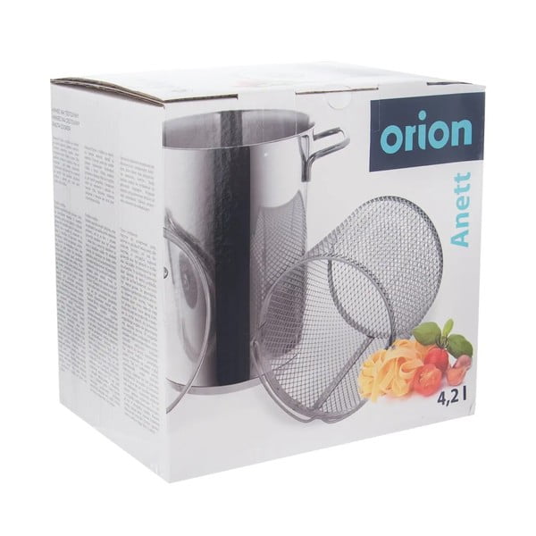 Nerūsējošā tērauda katls ar vāku indukcijai 4 l Anett – Orion-image-4