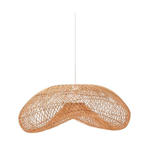 Dabīga toņa rotangpalmas abažūrs 58x85 cm Isora – Kave Home