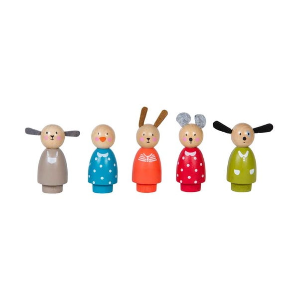 Koka rotaļlieta La Grande Famille – Moulin Roty