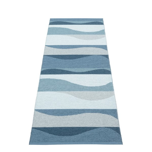 Zils iekštelpu un āra celiņa paklājs 70x200 cm Urvi Water – Pappelina-image-2